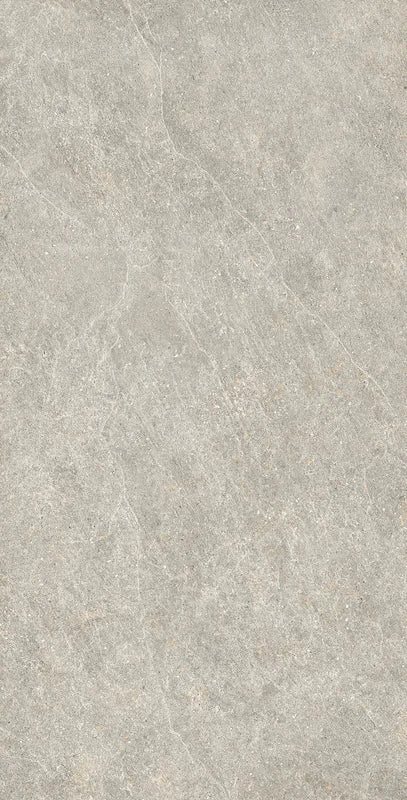 Piastrella Dolomia Grey di Herberia Ceramiche in gres porcellanato effetto pietra 60x120 cm per pavimenti e rivestimenti contemporanei.