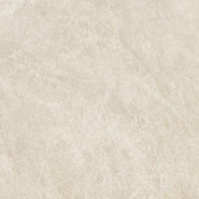 Piastrella Dolomia Ivory di Herberia Ceramiche in gres porcellanato effetto pietra 90x90 cm per pavimenti e rivestimenti contemporanei.