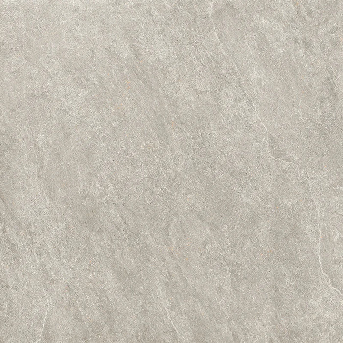 Piastrella Dolomia Grey di Herberia Ceramiche in gres porcellanato effetto pietra 90x90 cm per pavimenti e rivestimenti contemporanei.