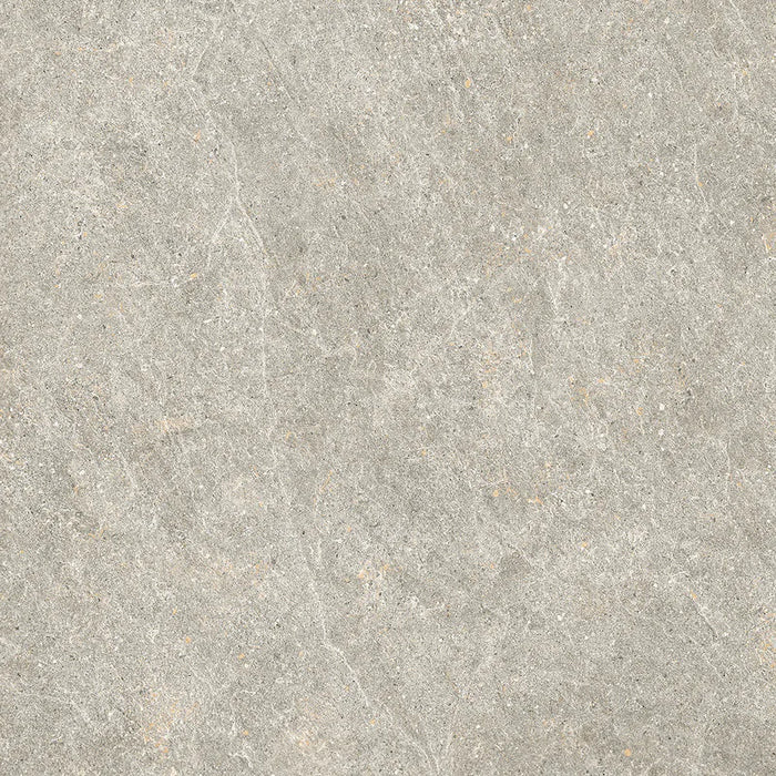 Piastrella Dolomia Grey di Herberia Ceramiche in gres porcellanato effetto pietra 60x60 cm per pavimenti e rivestimenti esterni contemporanei.