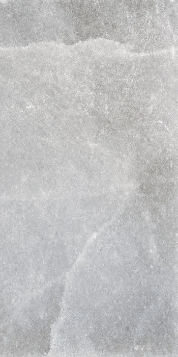 Piastrella in gres porcellanato effetto marmo naturale della collezione Himalaya di Ceramica Rondine, formato 60x120 cm, colore Grey