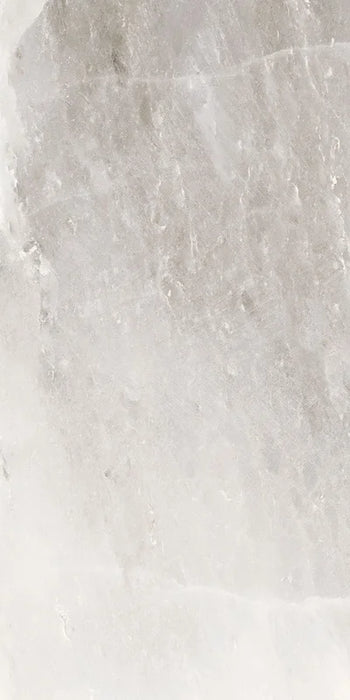 Piastrella in gres porcellanato effetto marmo naturale della collezione Himalaya di Ceramica Rondine, formato 60x120 cm, colore Light Grey