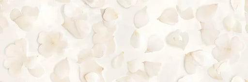 piastrella Petali Perla della collezione Onici di Herberia Ceramiche in formato 33x100