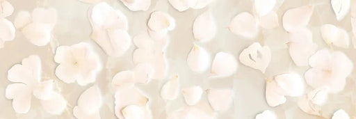 piastrella Petali Ambra della collezione Onici di Herberia Ceramiche in formato 33x100