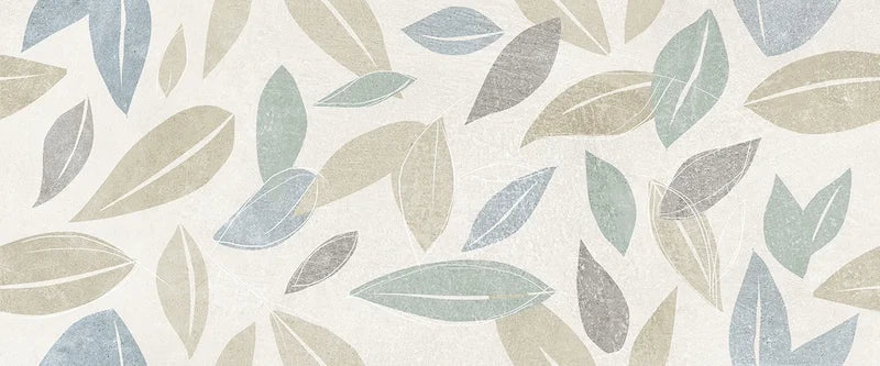 Rivestimento in bicottura effetto carta da parati, Decoro Foliage 25x60 cm di Herberia, collezione Roma Wall