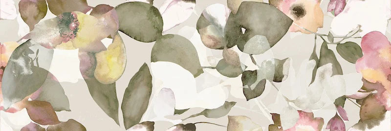 Piastrella Peonie della collezione Select di Herberia Ceramiche in formato 33x100