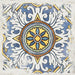 Piastrella effetto anticato Cotti d'Italia Herberia, Decoro Vietri 34x34. Gres porcellanato multicolor dal sapore vissuto per pavimenti e rivestimenti che richiamano il fascino del tempo.