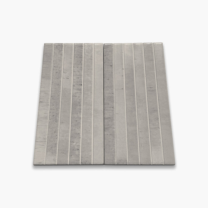 Foto Piastrella da rivestimento in gres porcellanato serie Home di Keradom, colore Ash formato 12.5x25