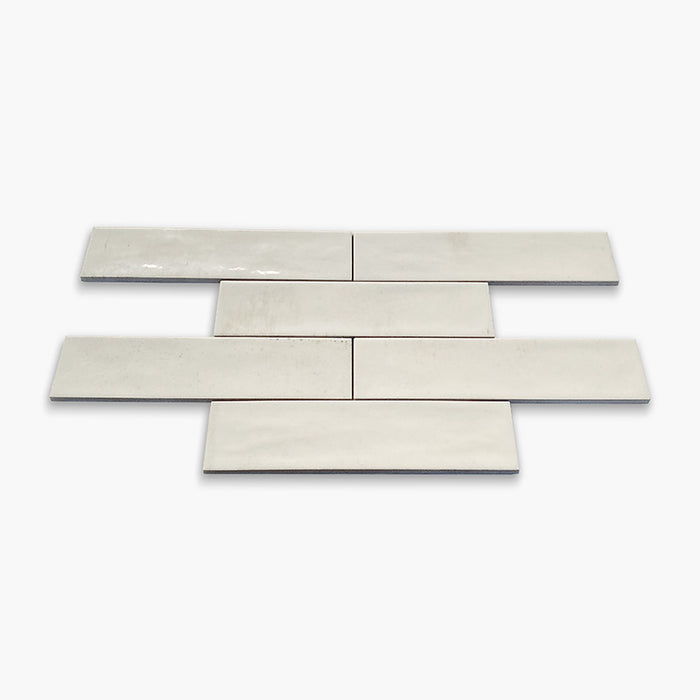 Foto Piastrella da pavimento e  rivestimento in gres porcellanato serie Home di Self Style Keradom, colore Milk formato 6x25 