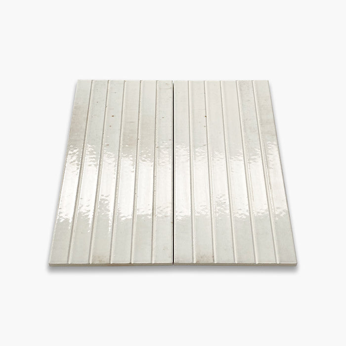 Foto Piastrella da rivestimento in gres porcellanato serie Home di Self Style Keradom, colore Milk formato 12.5x25