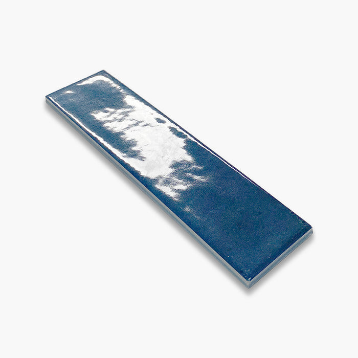 Foto Piastrella da pavimento e rivestimento in gres porcellanato serie Home di Self Style Keradom, colore Navy formato 6x25