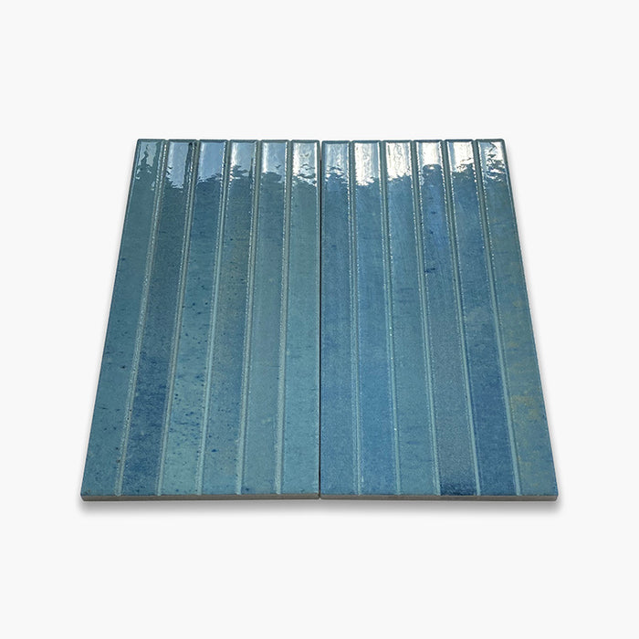 Foto Piastrella da rivestimento in gres porcellanato serie Home di Keradom, colore Sky formato 12.5x25