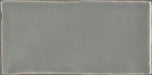 Dettaglio Piastrella da rivestimento in pasta bianca serie Hops di 41zero42, effetto mattoncino artigianale opaco, formato 7.5x15 cm, Colore Matte Grigio