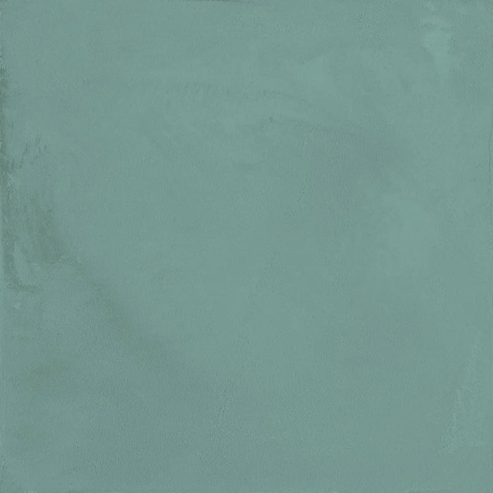 Dettaglio Piastrella da pavimento e rivestimento in gres porcellanato serie Terra.Art di Marca Corona, effetto cemento, formato 20x20 cm, Colore Cielo