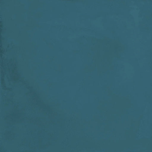 Dettaglio Piastrella da pavimento e rivestimento in gres porcellanato serie Terra.Art di Marca Corona, effetto cemento, formato 20x20 cm, Colore Oceano
