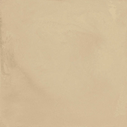 Dettaglio Piastrella da pavimento e rivestimento in gres porcellanato serie Terra.Art di Marca Corona, effetto cemento, formato 20x20 cm, Colore Crema