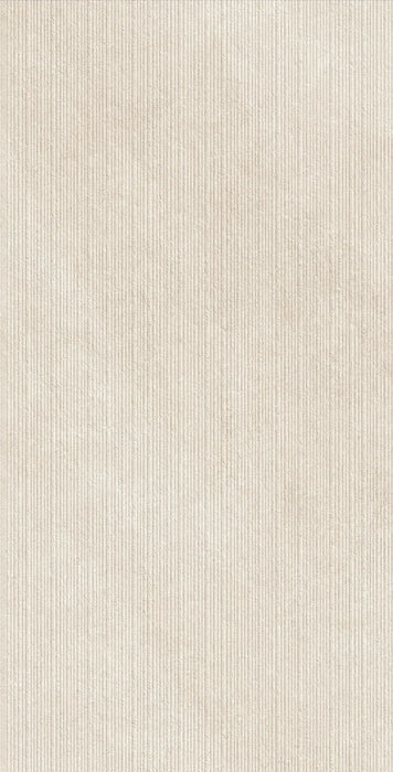 Piastrella ArkiStone Vanilla Strutturato di Idea Ceramica in gres porcellanato effetto pietra rigata 60x120 cm per rivestimenti contemporanei