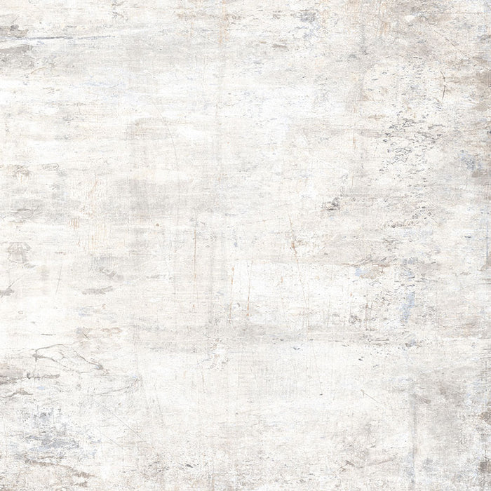 Piastrella per pavimento e rivestimento in gres porcellanato effetto cemento opaco 80x80 cm della collezione Murales, colore Ice di Ceramica Rondine.