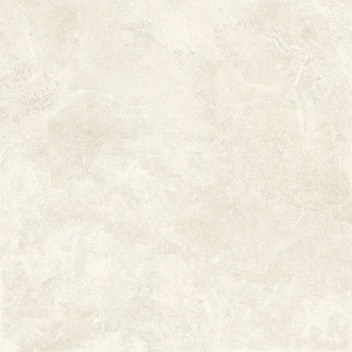 Piastrella Elea Ivory di Idea Ceramica in gres porcellanato effetto pietra e cemento 90x90 cm per pavimenti e rivestimenti contemporanei