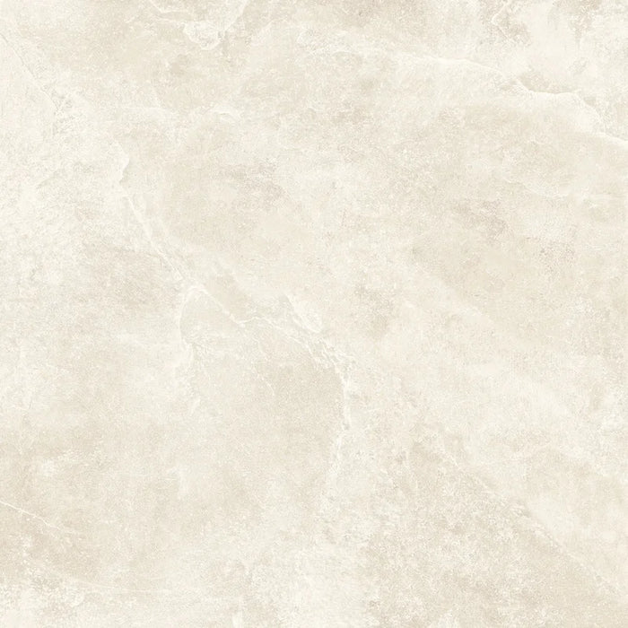 Piastrella Elea Ivory di Idea Ceramica in gres porcellanato effetto pietra e cemento 90x90 cm per pavimenti e rivestimenti contemporanei