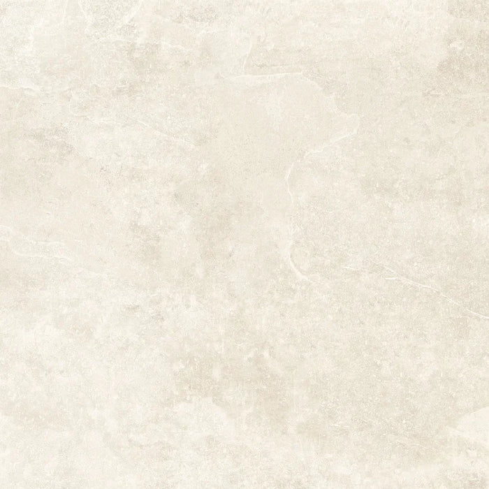 Piastrella Elea Ivory grip R11 di Idea Ceramica in gres porcellanato effetto pietra e cemento 90x90 cm per pavimenti e rivestimenti esterni contemporanei