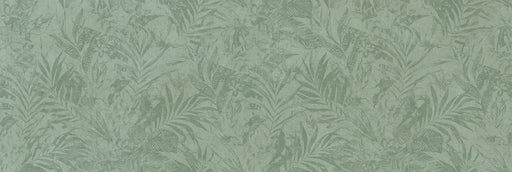 Piastrella per rivestimento bagno in bicottura pasta bianca foliage tono su tono della collezione Pictura di Idea Ceramica, formato 33x100 cm, colore Felce Salvia