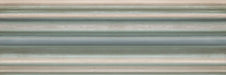 Piastrella per rivestimento bagno in bicottura pasta bianca rigato della collezione Pictura di Idea Ceramica, formato 33x100 cm, colore Mavrica Verde