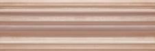 Piastrella per rivestimento bagno in bicottura pasta bianca rigato della collezione Pictura di Idea Ceramica, formato 33x100 cm, colore Mavrica Argilla
