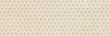Piastrella per rivestimenti in bicottura pasta bianca con decoro geometrico della collezione Indira di Idea Ceramica, formato 33x100 cm, colore Cream