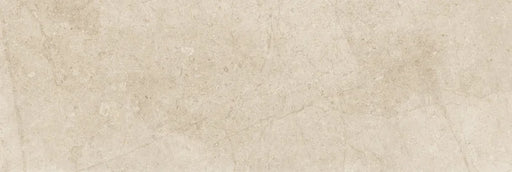 Piastrella per rivestimenti in bicottura pasta bianca effetto pietra della collezione Indira di Idea Ceramica, formato 33x100 cm, colore Sand