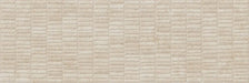 Piastrella per rivestimenti in bicottura pasta bianca effetto mosaico della collezione Indira di Idea Ceramica, formato 33x100 cm, colore Cream