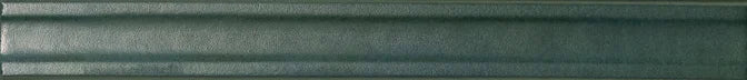 Piastrella per rivestimento interno in gres porcellanato effetto mattoncino a rilievo della collezione Iridescent di Ceramica Rondine, formato 4.8x45 cm, colore 3D Hump Green