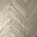 Rivestimento posato a spina di pesce in gres porcellanato effetto mattoncino della collezione Iridescent di Ceramica Rondine, formato 4.8x45 cm, colore Taupe