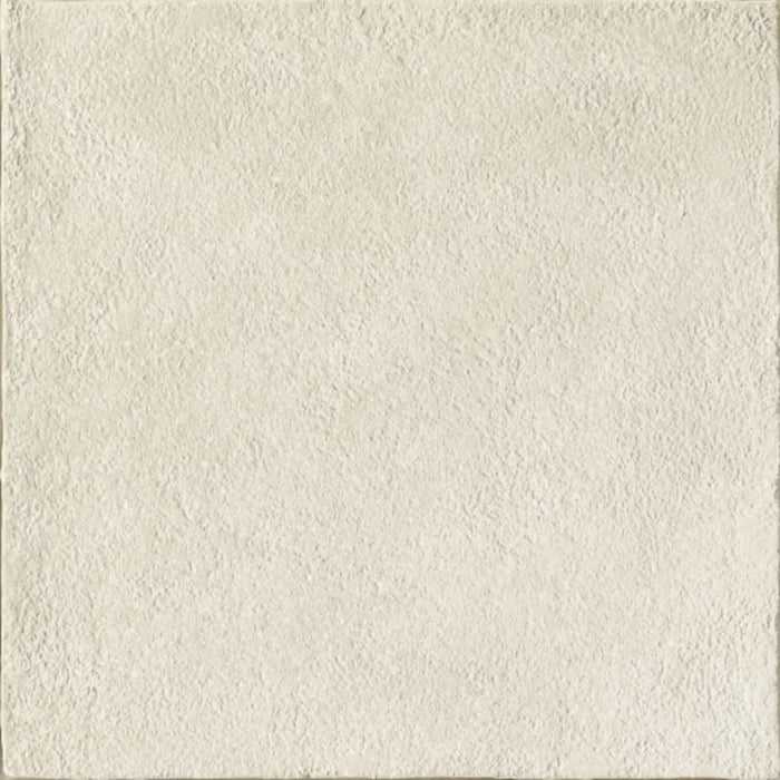 Dettaglio Piastrella da pavimento e rivestimento in gres porcellanato serie Terracreta di Marca Corona, effetto creta, formato 20x20 cm, Colore Marna