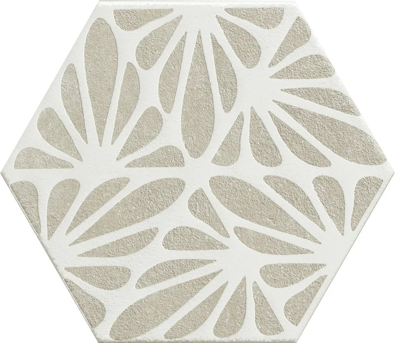 Dettaglio Piastrella da rivestimento in gres porcellanato serie Terracreta di Marca Corona, effetto cementina, formato 25x22 cm, Colore Casello Argilla
