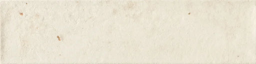 Dettaglio Piastrella da rivestimento in gres porcellanato serie Miniature Fregio di Marca Corona, effetto mattoncino, formato 6x24, Colore Bianco Naturale