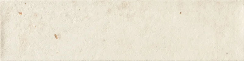 Dettaglio Piastrella da rivestimento in gres porcellanato serie Miniature Fregio di Marca Corona, effetto mattoncino, formato 6x24, Colore Bianco Naturale