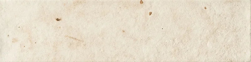 Dettaglio Piastrella da rivestimento in gres porcellanato serie Miniature Fregio di Marca Corona, effetto mattoncino, formato 6x24, Colore Bianco Naturale