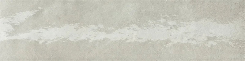 Dettaglio Piastrella da rivestimento in gres porcellanato serie Miniature Soda di Marca Corona, effetto mattoncino vintage, formato 6x24 cm, Colore Grigio Luna