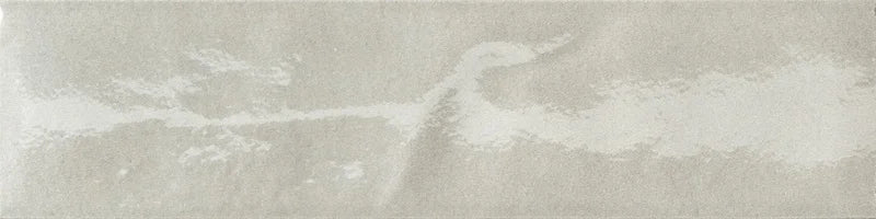 Dettaglio Piastrella da rivestimento in gres porcellanato serie Miniature Soda di Marca Corona, effetto mattoncino vintage, formato 6x24 cm, Colore Grigio Luna