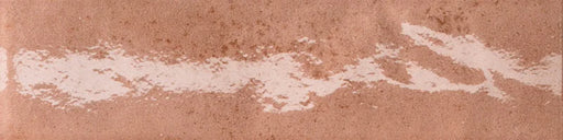 Dettaglio Piastrella da rivestimento in gres porcellanato serie Miniature Soda di Marca Corona, effetto mattoncino vintage, formato 6x24 cm, Colore Rosa Corallo