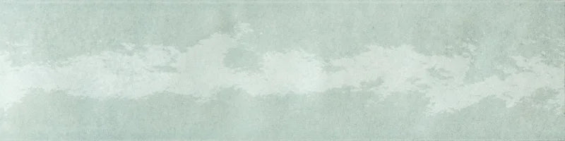 Dettaglio Piastrella da rivestimento in gres porcellanato serie Miniature Soda di Marca Corona, effetto mattoncino vintage, formato 6x24 cm, Colore Azzurro Artico