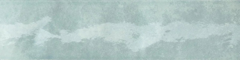 Dettaglio Piastrella da rivestimento in gres porcellanato serie Miniature Soda di Marca Corona, effetto mattoncino vintage, formato 6x24 cm, Colore Azzurro Artico