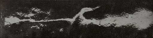 Dettaglio Piastrella da rivestimento in gres porcellanato serie Miniature Soda di Marca Corona, effetto mattoncino vintage, formato 6x24 cm, Colore Nero Magma