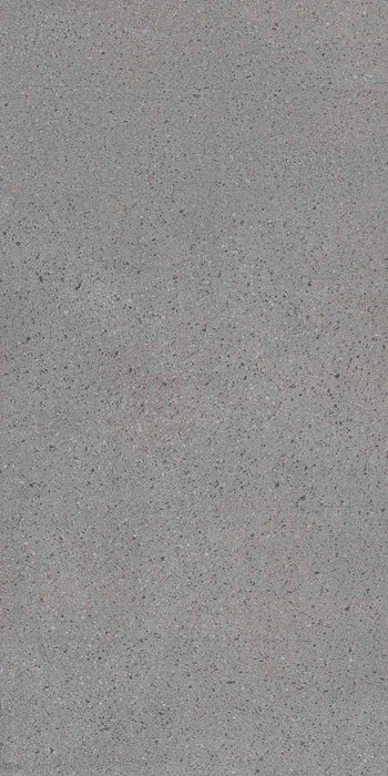 Dettaglio piastrella per pavimenti e rivestimenti in gres porcellanato effetto pietra lavica della collezione Lavica Formato 60x120, colore Grey
