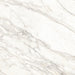 Dettaglio piastrella per pavimenti e rivestimenti in gres porcellanato effetto marmo bianco della collezione Versilia di Ceramiche Keope, formato 120x120, colore Borghini White