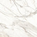 Dettaglio piastrella per pavimenti e rivestimenti in gres porcellanato effetto marmo bianco della collezione Versilia di Ceramiche Keope, formato 120x120, colore Borghini White