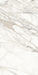 Dettaglio piastrella per pavimenti e rivestimenti in gres porcellanato effetto marmo bianco della collezione Versilia di Ceramiche Keope, formato 60x120, colore Borghini White 