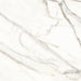 Dettaglio piastrella per pavimenti e rivestimenti in gres porcellanato effetto marmo bianco della collezione Versilia di Ceramiche Keope, formato 60x60, colore Borghini White