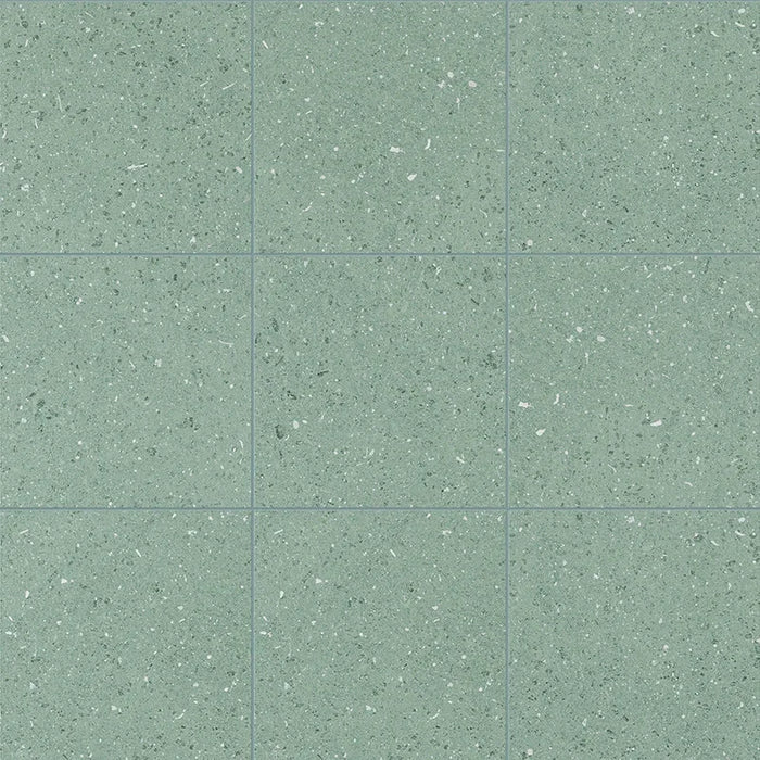Dettaglio Piastrella da pavimento e rivestimento in gres porcellanato serie Terrasale di Marca Corona, effetto graniglia, opaco, formato 20x20 cm, Colore Bamboo